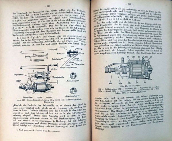 Seiler "Elektrische Zuendung der Kraftfahrzeuge" Vehicle-Technic 1944 (9789)